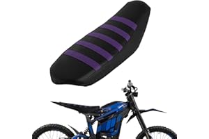 Runfarr Dirt Bike Seat Cover, Soft PVC Leather Motorcycle Seat Cover Anti-Slip Pad Seat Cover for Talariasting Talaria Sting MX3/MX4/MX5-Purple
