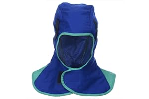 MAGENT Soudure Protection Respirant Cagoule Protection Retardateur Flamme Lavable