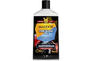 ‎MADDOX DETAIL Maddox Detail - Tire Shine Gel 500ml | Kunststoffpflege für das Auto | Reifenpolitur | Gummi- und Kunststoffpflege für das Auto mit Schutz- und Erneuerungsfunktion | Gegen Umweltverschmutzung und UV.