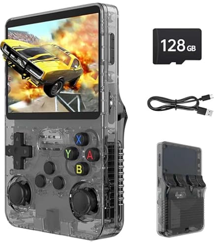 Lecteur De Jeu Portable R36S – Console Portable Rétro Avec Écran IPS De 3,5 Avec Carte TF De 64 Go, 10 000 Jeux, Système Linux, Appareil De Jeu Vidéo De Poche Du 48,19 € | DHgate