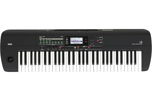 Korg i3 Music Workstation Synthétiseur de station de travail avec logiciel inclus Noir
