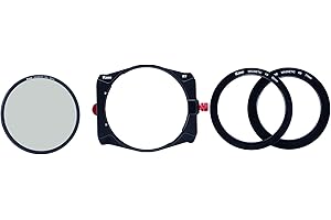 Kase K9 Slim 100 mm Filterhalter-Set inkl. magnetischer CPL-Filter und Adaptern in 67 mm, 72 mm, 77 mm, 82 mm Adapter