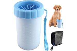 YYWEI Pfotenreiniger für Hunde Silikon Hundepfoten Reiniger Haustiere Fuß Reinigungsbürste Abnehmbaren, Pfoten Reinigen Hund für Katzen und Hunde Paw Washer (blau)