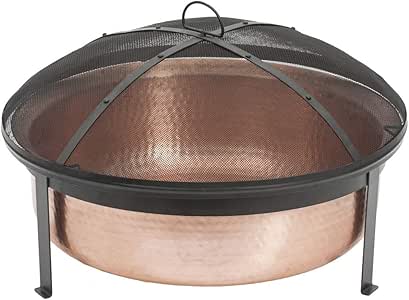 CobraCo Feuerschalle Handgehämmerte Feuerwanne aus 100% Kupfer: Amazon
