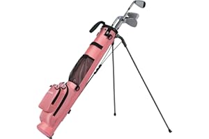 MAZEL Golf Stand Bag 2 Way Divider 2 Pockets,Adjustable Shoulder Straps,Superior 900D Nylon Lightweight Material Pencil Golf Bag for Men Women
