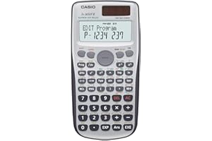 Casio Calculatrice programmable FX-3650P II avec 279 fonctions, affichage sur 2 lignes, batterie/cellule solaire