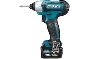 Makita TD0110DY1J Visseuse à Percussion sans Fil, 10,8 V, 4 Ah, Coffret Makpac avec 2 Batteries et 1 Chargeur, 10.8 voltsV