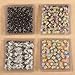 40 sheets 3D Mix Painted Nail Art Sticker Tip Decal Decorations + 10 free