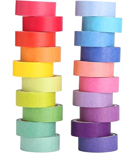 10 Rolls Washi Tape Set Vintage Collection Basics Scrapbooking Collage