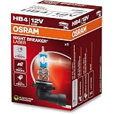 Osram Ampul Night Breaker Laser HB4 12V 51W%150'ye kadar Fazla Işık 150M'ye kadar Fazla G&ouml;r&uuml;ş A&ccedil;ısı,%20'ye kadar Beyaz Işık 9