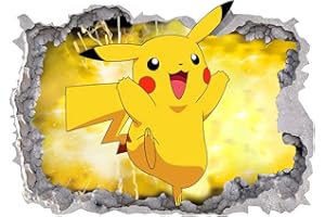 JUNBAOYYDS Stickers Muraux Enfants, Vinyle étanche Stickers, Muraux Autocollant Sticker Mural 3D, Cartoon Autocollant (9524)