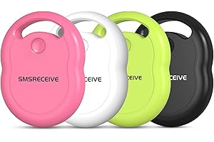 CHZHVAN Smart Air Tag Tracker,Localizador Compatible con Apple Buscar (Sólo iOS,Android no Compatible),Buscador de Objetos Bluetooth para Llaves,Equipaje,Cartera,Bolsa,Batería Reemplazable,4 Pack Negro