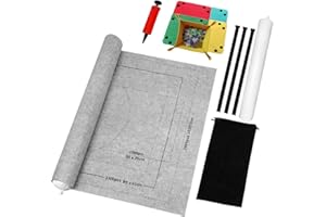 BangShou Jigsaw Mat, Puzzle Roll Mat, Portable Jigroll up to 2000 Pieces Jigsaw Board, Foldable Puzzle Saver Storage Felt Pad with inflatable Pump