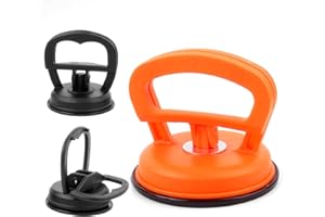 PUWOWYE Heavy Duty Saugheber (3er Set), Dent Abzieher Saug-Näpfe, Saug-Heber zum Anheben und Entfernen von Glas, Computer-Bildschirmen, Laptop-Displays, Saugnapf Auto