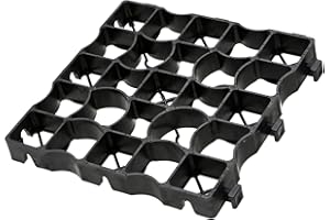 EcoGrid Plastic Gravel Grids E40 Ideal For Driveways, Car Parks, Garden Drainage | Grass Lawn Pathway Base Interlocking Stability Pavers (10 Square Metres)