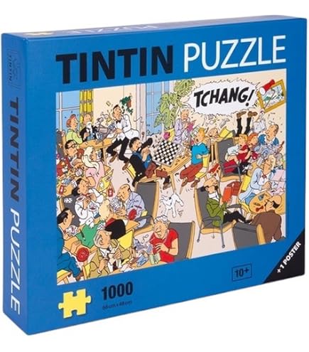 Puzzle Tintin - LE CHÂTEAU DE MOULINSART (500 pièces): Maison BD chez Puzzle Tintin - LE CHÂTEAU DE MOULINSART (500 pièces): Maison BD chez