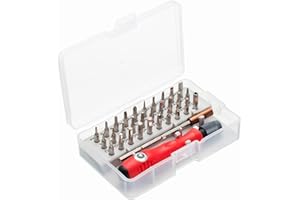 HPMAISON 32 en 1 Juego de Destornilladores de Precisión Magnéticos Profesionales, Kit de Destornillador de Reparación Portátil para Teléfono Móvil, Tableta, PC, Computadora Portátil, Relojes