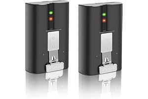 Schnellwechsel-Akku Kompatibel mit Ring, 2 Stück Akku kompatibel für Ring Video Doorbell 2/3/3+/4 Stick Up Cam (2/3nd Gen), Spotlight