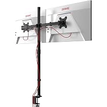 Duronic VESA Kopfhalterung Für Monitor – Drehbar & Neigbar Bis 27 Zoll (VESA 75/100, 32 Mm)