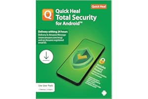 Quick Heal Total Security Latest Version for Android (Mobile or Tablets) - 1 Device, 3 Years (Email Delivery in 2 Hours - No 