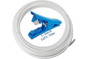 CESFONJER 10 m Tubi d'alimentazione dell'Acqua di osmosi inversa, per Frigorifero Side by Side, Raccordo filtri dell'Acqua,
