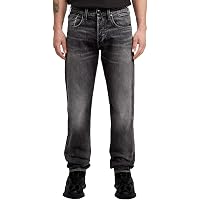 G-Star Herren Mosa Straight Jeans – Braun, Stretch Denim, 34W/34L