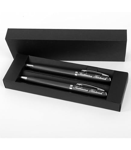 Schmalz Schreibset CASTLE Mit Gravur – Dreh-Kugelschreiber & Rollerball Im Geschenketui