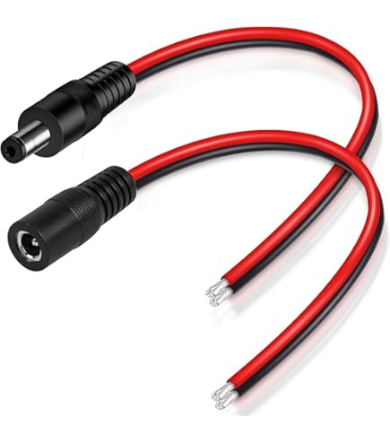 YANBOSONSN DC 5,5 * 2,1 mm a GX-16 Cable de alimentación de 2 Pines, DC 5521 Macho a GX-16 Hembra Cable de extensión para Luces LED, Carga de Drones (0,25 M / 9 pies YANBOSONSN DC 5,5 * 2,1 mm a GX-16 Cable de alimentación de 2 Pines, DC 5521 Macho a GX-16 Hembra Cable de extensión para Luces LED, Carga de Drones (0,25 M / 9 pies