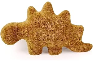 Zaloife Kuscheltier Dino Chicken Nugget, Dino-Nugget Plüschtier, Chicken Nugget Stofftier, Plüsch Dino Chicken Nugget Kissen Puppe Geschenk für Fans Kinder A