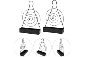CYQACLSF 2 Pezzi Porta Bobina Portatile Repellente, Porta Bobina Per Zanzare, Retrò Supporto a Spirale, Porta Incenso Nordico, Porta Incenso Repellente, Per da Interno O da Esterno, Zanzare