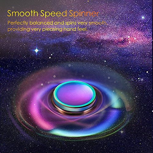 Hand Spinner, CrazyFire Fidget Hand Spinner SpielzeugAluminium Legierung Kugellager Speed Focus Spinner für Stress und Angst Relief Kinder und Erwachsene - 2