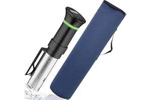AIRMSA Housse de protection universelle résistante à la chaleur, étanche, pour cuiseur sous vide, sac de rangement pour KitchenBoss sous vide, Inkbird, Klarstein Quickstick et autres