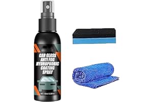 APRILADY Car Windshield Spray Water Repellent Antifogging Agent, Car Glass Anti-Fog Rainproof Agent, Anti Fog Spray for Car,Car Windscreen Protection, Glass, Window & Mirror Treatment, 100ml. (1Pcs)