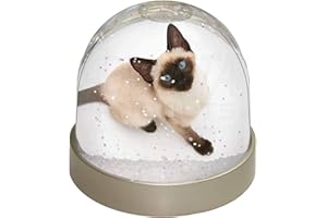 Advanta Group Siamese Cat Photo Snow Globe Waterball