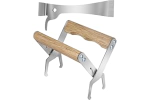 MIGUBIGU Pinza per Telaio per Apicoltura con Raschietto Alveare, Kit Attrezzatura per Apicoltura per la Rimozione dei Telaini e la Prevenzione Delle Punture d'Ape