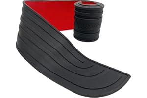 Upgrade4cars Protector Parachoques Trasero Universal de Goma 90 x 8 cm | Protección Anti Arañazos | Protectores de Borde de Carga para Coche