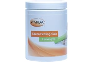 REKO FREIZEITBEDARF Peelingsalz, Saunasalz 1 Kilo, Lemongras, dazu Rekosan ® Kristallsalz für die Salzmühle 100g