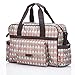 Allis Fashion Tote Changing Bag (Red/Grey)