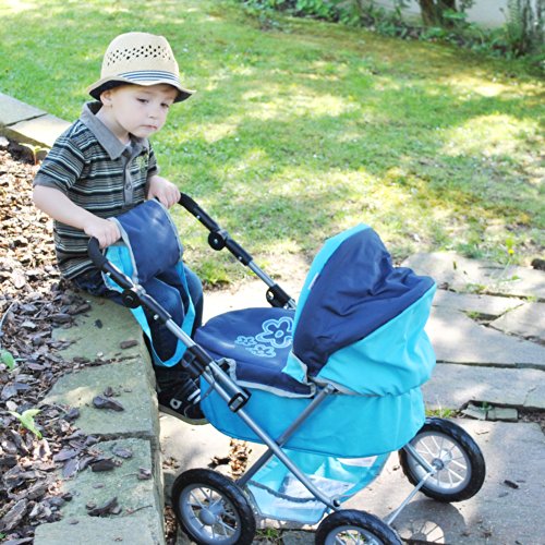 Knorr Toys Knorr63254 One Blue Flower Dolls Pram reviews Knorr Toys Knorr63254 One Blue Flower Dolls Pram