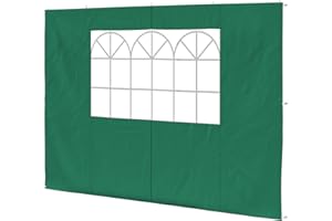 paramondo Parete laterale finestra per gazebo pieghevole Basic o Premium, verde