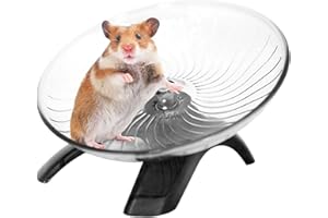 KISBEIBI Hamster Wheel, Hermit Crab Climbing Toys Silent Exercise Running Wheel, Small Animal Exercise Wheels Hermit Crabs Wheel for Hamsters, Gerbils, Mice or Other Small Animals(Grey)