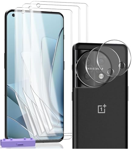 Ivoler Klare Silikon-Hülle Für OnePlus 11 5G – Transparent, Stoßfest, Kratzgeschützt, Mit Erhöhten Rändern