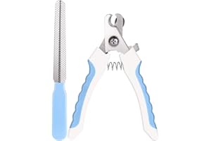 Pubiao Nail Clippers for Dogs with Quick Sensor and Safety Lock for Large and Medium Breed Professional Pet Nail Clipper