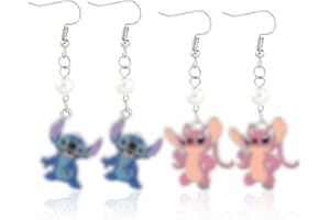 simyron Boucles d'oreilles Anime Boucle d'oreille Pendante Boucles d'oreilles Cadeaux Boucles d'oreilles Ensemble pour Filles Enfants 2 Paires