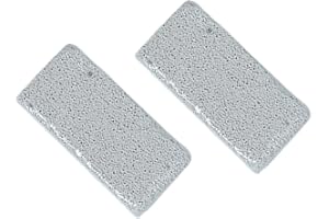 LEYF 2 Stück Bimsstein - Fuß Scrub, Pediküre Fußpflege - 100% natürlich - Massage und Massage für alle Hauttypen geeignet Fußpflege - Schrubben - Für, Weiß