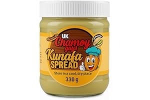 ChamoyGuysUK Pistachio Kunafa Spread - Authentic Halal Sweets - Indulgent Middle Eastern Dessert - Premium Quality - 330g