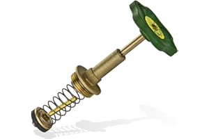 STABILO SANITAER Stabilo-Sanitaer KFR Oberteil 1 Zoll lang Messing Hahnoberteil Ventiloberteil Wasserhahn Spindel Freistromventil