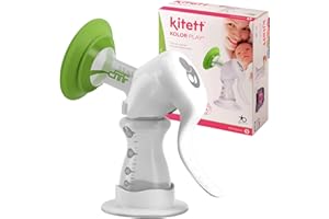 Tire Lait Manuel Simple KITETT Kolor Play - Tire Lait Portable Manuel Pratique & Compacte pour Recueil Lait Maternel Hygiénique & Sans Douleur - Téterelle 26 mm