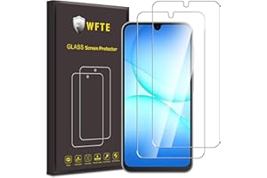 WFTE [2 Stück Schutzfolie für Samsung Galaxy A17 5G / Samsung Galaxy A16 5G Panzerglas Glasfolie 9H Härte, Anti-Kratzen, Anti-Bläschen Displayschutzfolien Panzer Schutz Glas für Samsung A17 / A16
