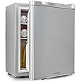 Klarstein Mini Fridge for Rooms, Mini Fridge for Drinks, Snacks & Cosmetics, Small minibar, Fridge Small & Quiet, Adjustable Shelves, Small Skincare Fridge 6-18°C, 38L